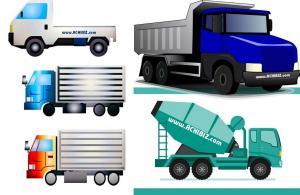 Motor Trucks-Concrete Mixer Images