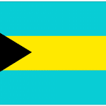National flag of Bahamas Island