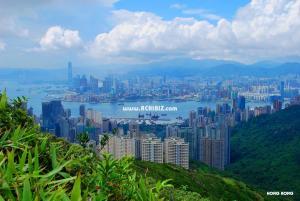 Day light city view of Hong Kong