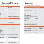 Key Employment Terms template blank sample-2
